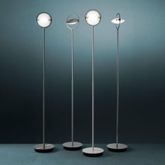 LED-Stehleuchte "Nobi" von Fontana Arte in Chrom oder Nickel, Metis-Beleuchtung