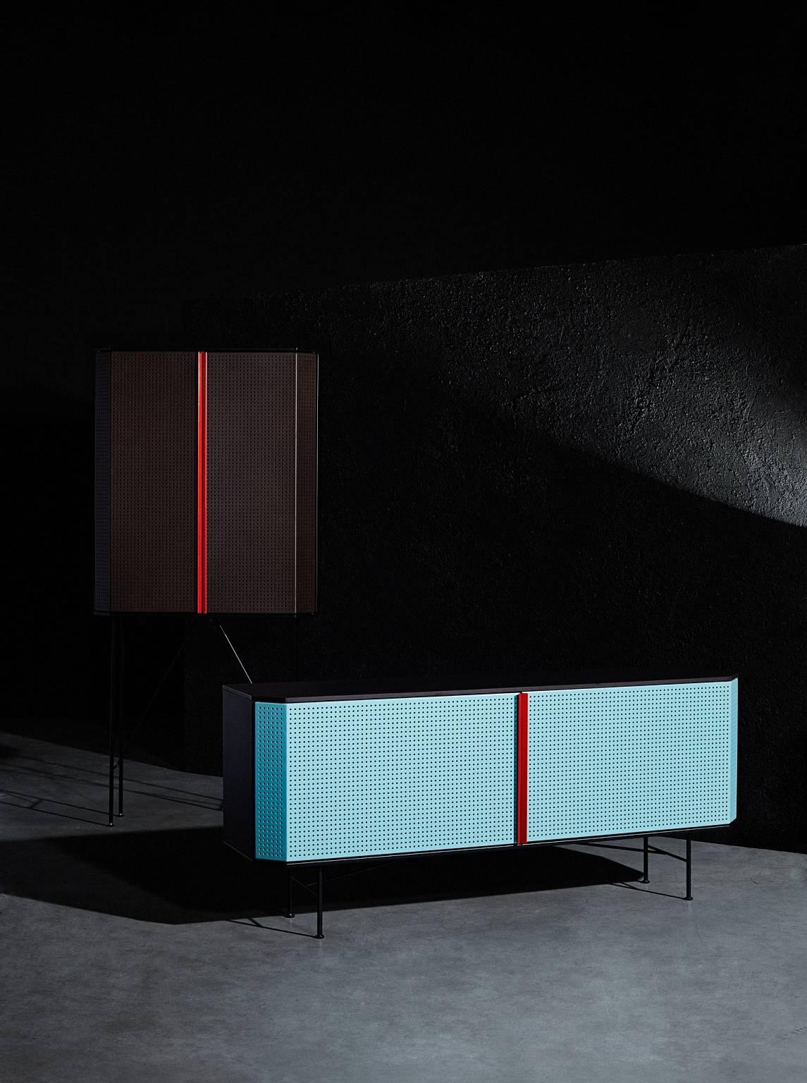 „Perf“ Sideboard aus lackiertem Stahl von Moroso für Diesel (Moderne) im Angebot