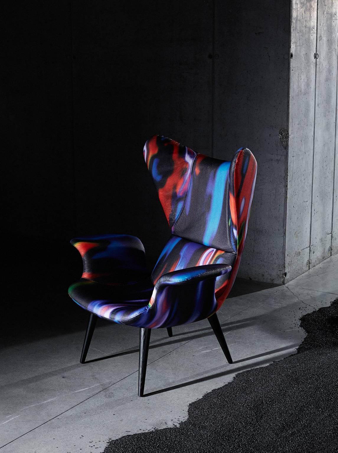 „Longwave“ Sessel aus Stoff oder Leder mit hoher Rückenlehne von Moroso für Diesel im Zustand „Neu“ im Angebot in Brooklyn, NY