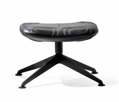 ""Longwave"" Bestickter Drehhocker aus Leder von Moroso für Diesel