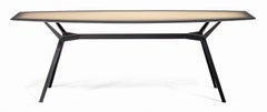 "Pylon Gradient" Rectangular Dining Table in Wood & Steel by Moroso for Diesel