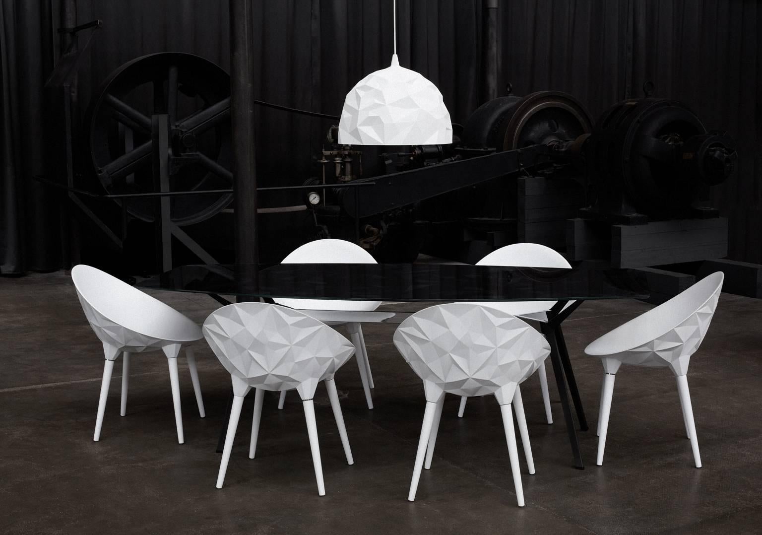 „Rock Chair“ Schwarzer, weißer oder grauer Esszimmerstuhl von Moroso für Diesel im Angebot 1
