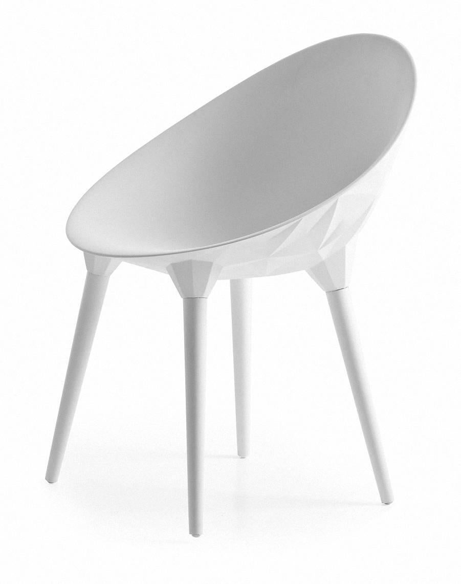 „Rock Chair“ Schwarzer, weißer oder grauer Esszimmerstuhl von Moroso für Diesel (Italienisch) im Angebot