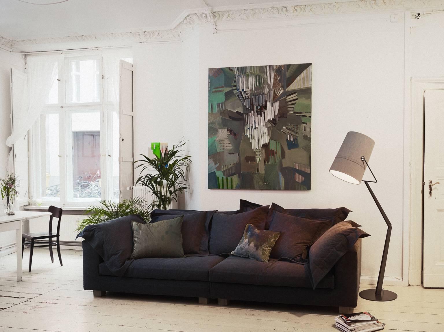 Nebula Nine Sofa mit Baumwolle, Leinen, Leder oder Samtbezug von Moroso für Diesel, Nebula Nine (Gemalt) im Angebot
