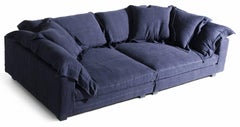 Nebula Nine Cotton Linen Leather or Velvet Covered Sofa by Moroso for Diesel