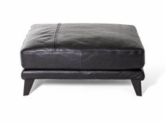 "Gimme More" Leather Covered Ottoman with Fiber or Goose by Moroso for Diesel