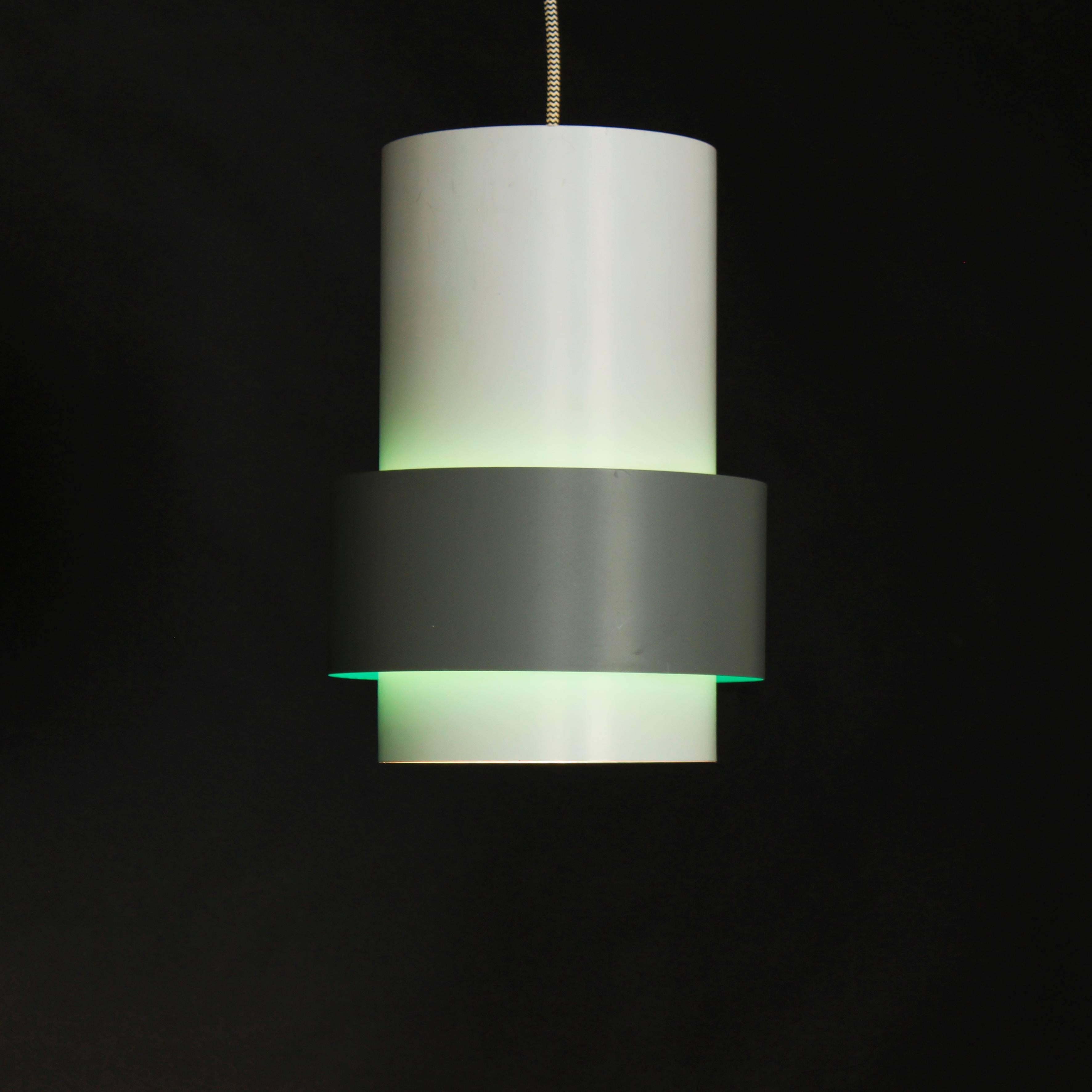 Mid-Century Modern Delicately Coloured Pendant Lamp by Jo Hammerborg For Sale