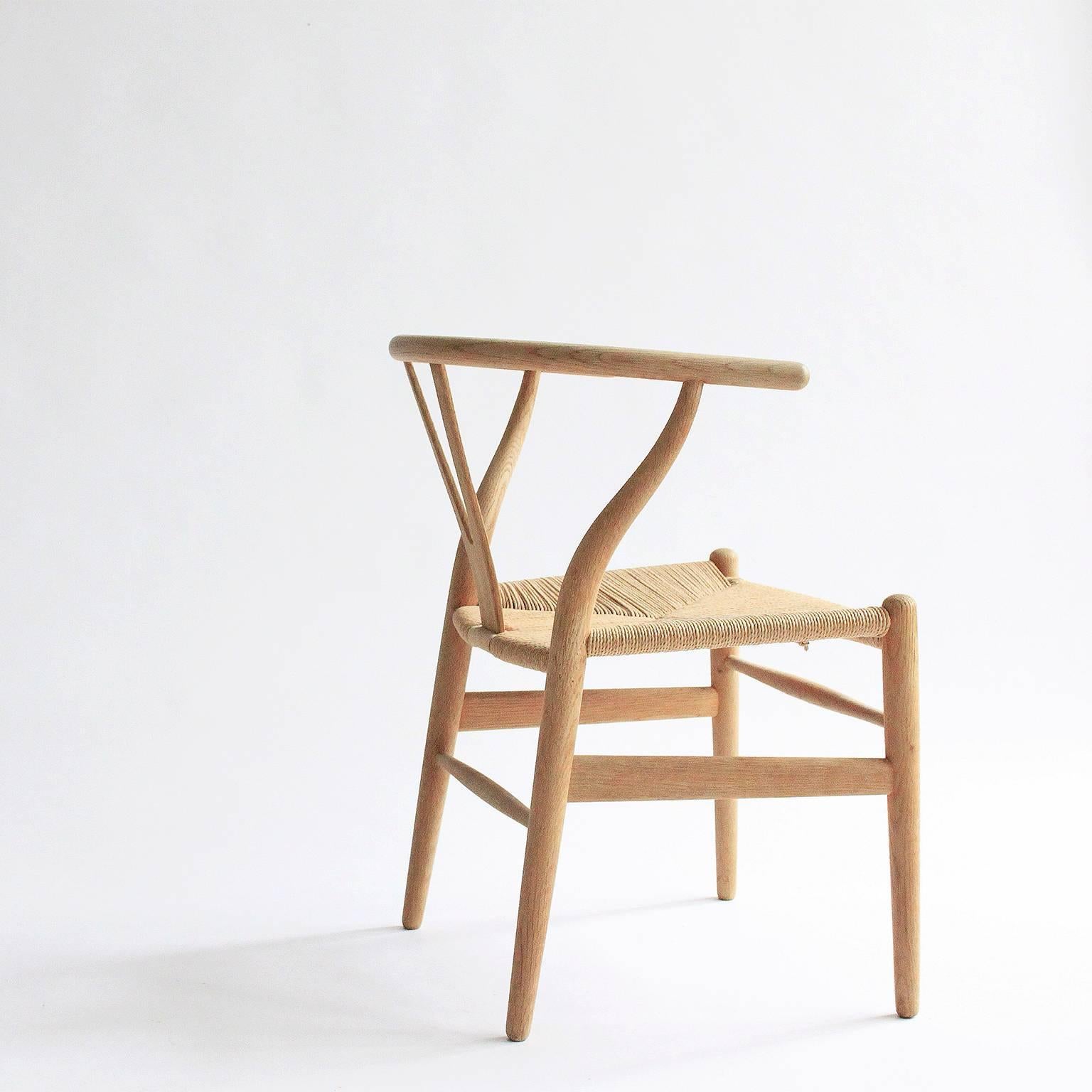 Woven Wishbone Chair by Hans J Wegner