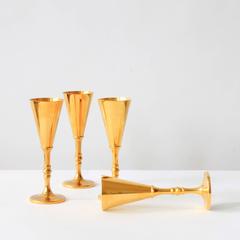Rare Set of Four Flutes by Pierre Forsell