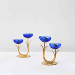 Delicate Gunnar Ander Flower Candleholders