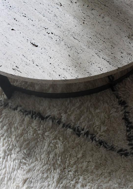 Travertine Low Table at 1stDibs