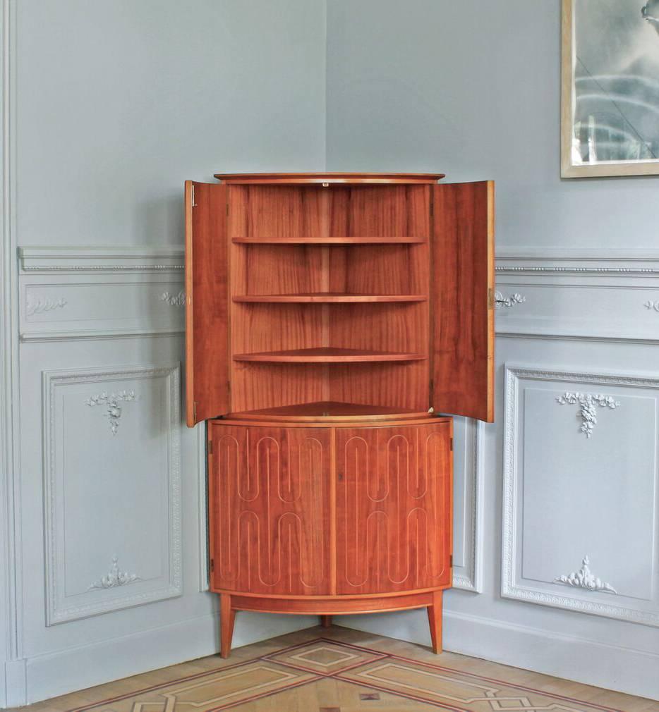 Swedish David Rosén Corner Cabinet