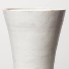 Tall White Ceramic Vase
