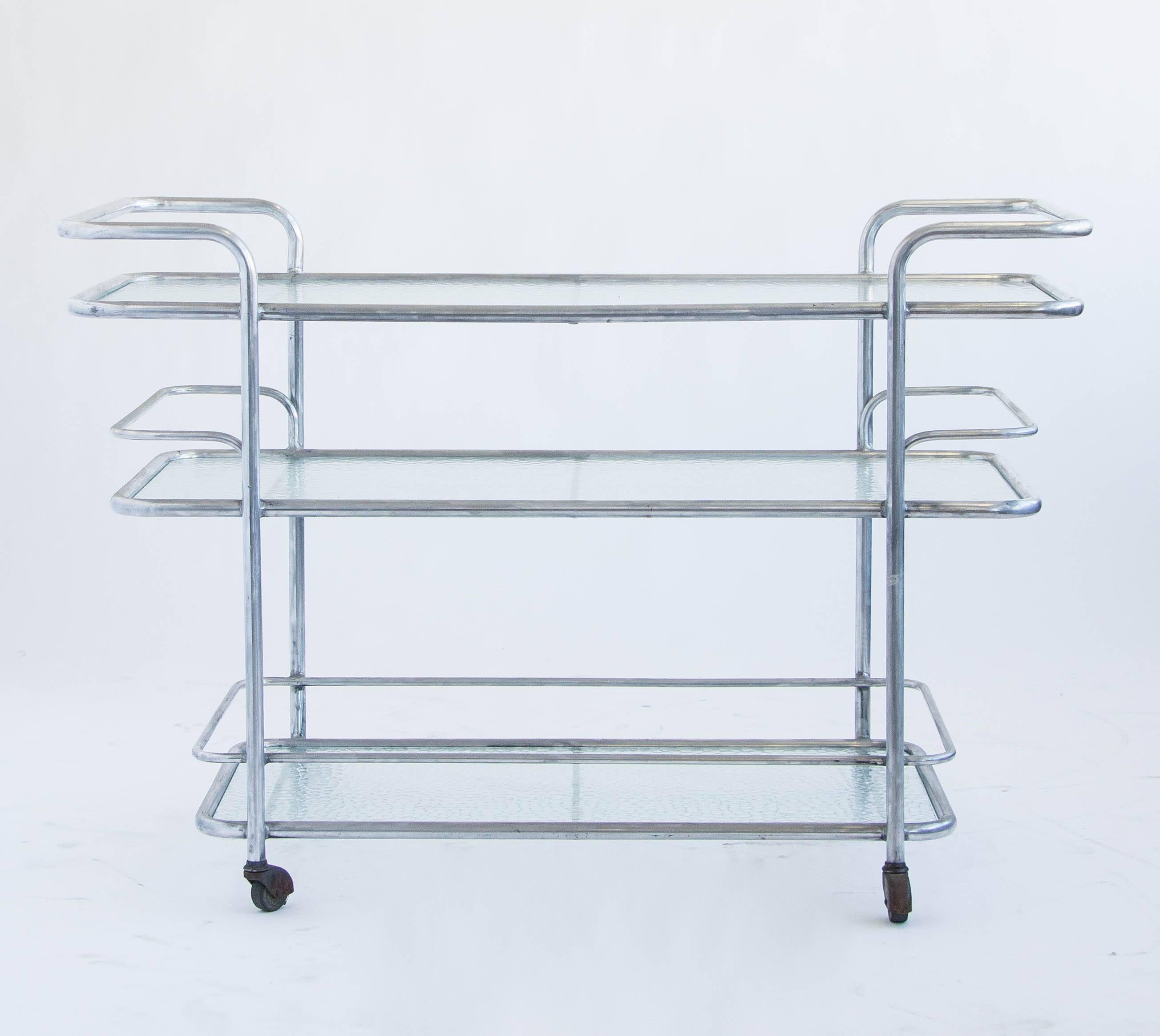 brown jordan bar cart