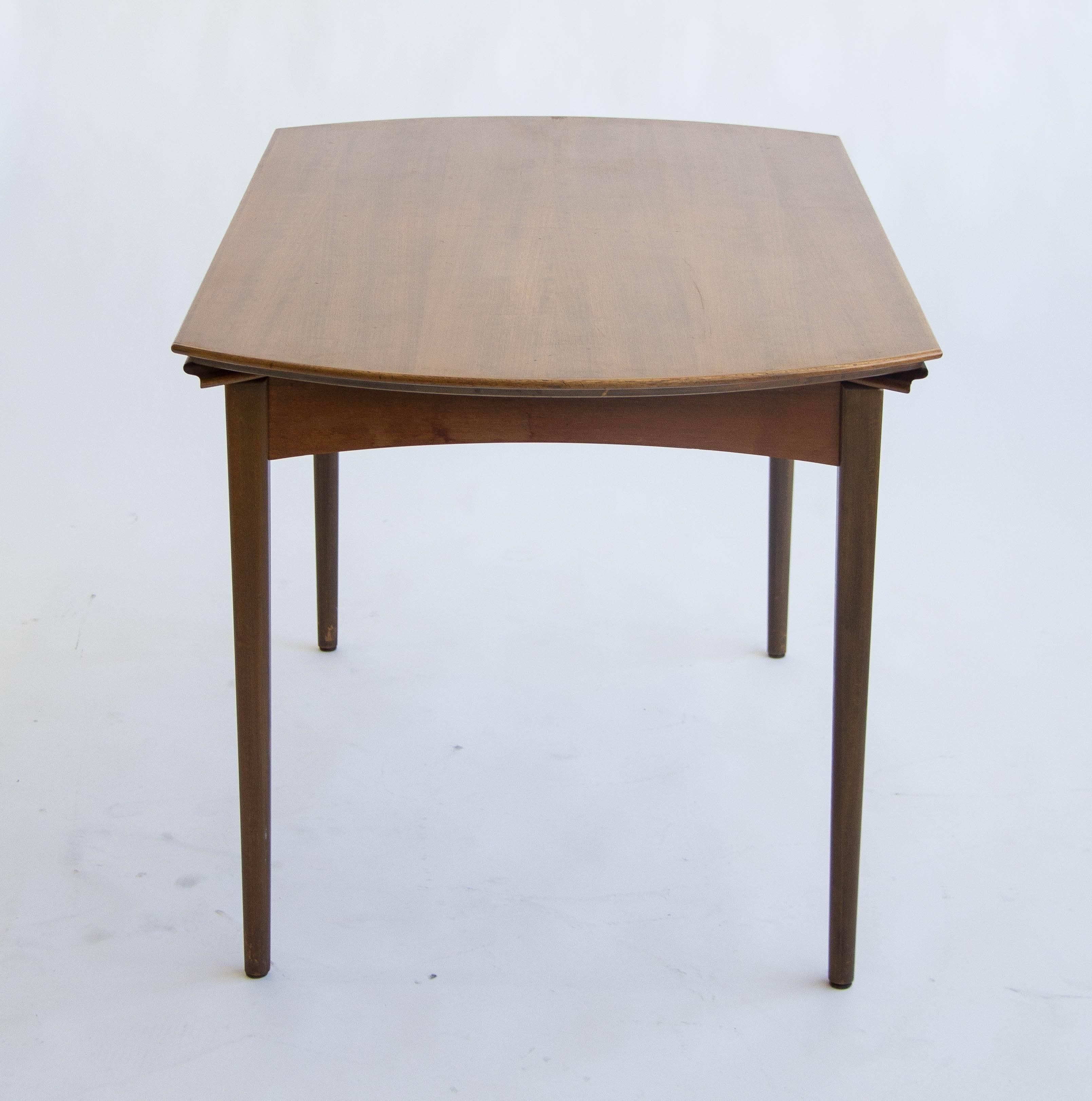 Swedish DUX of Sweden Round Drop Leaf Dining Table