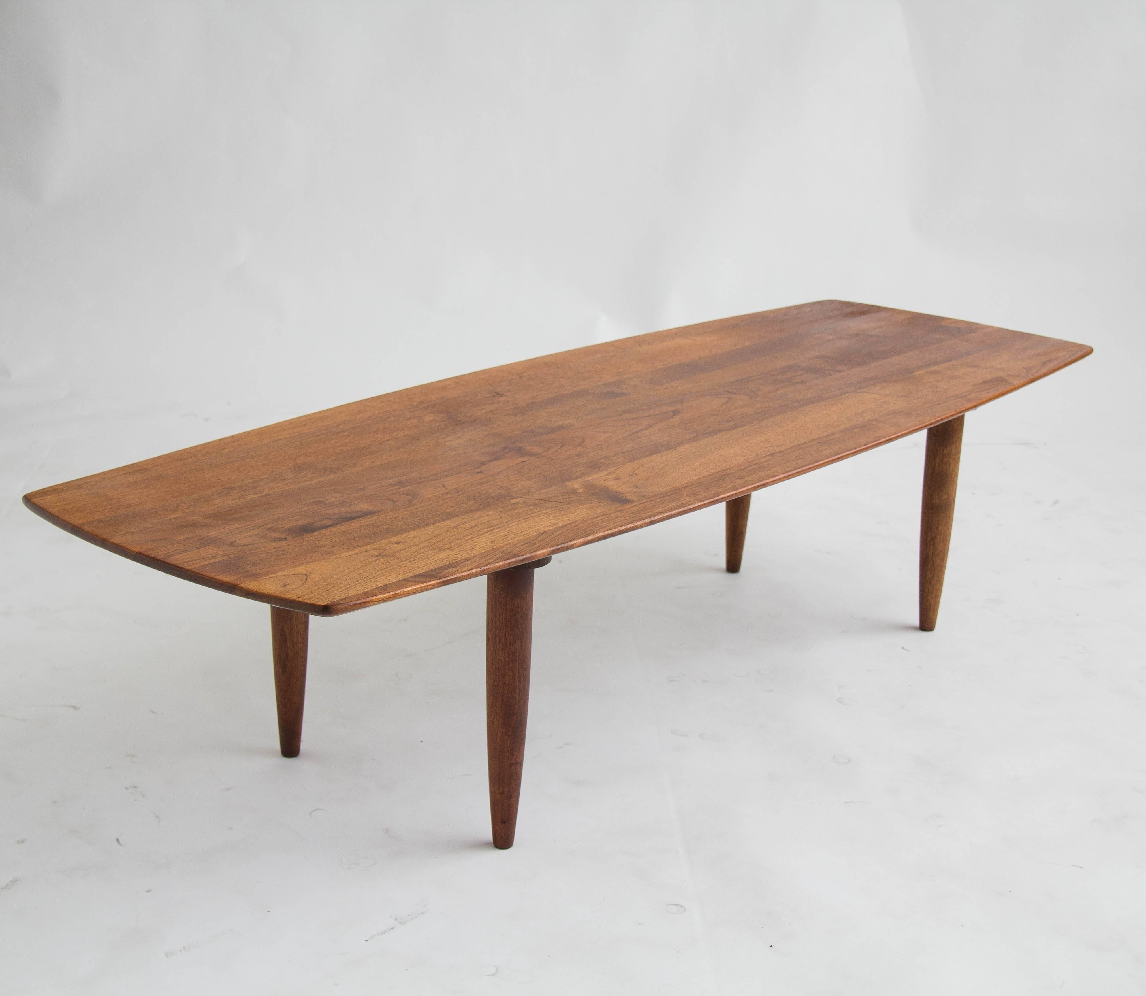 surfboard style coffee table