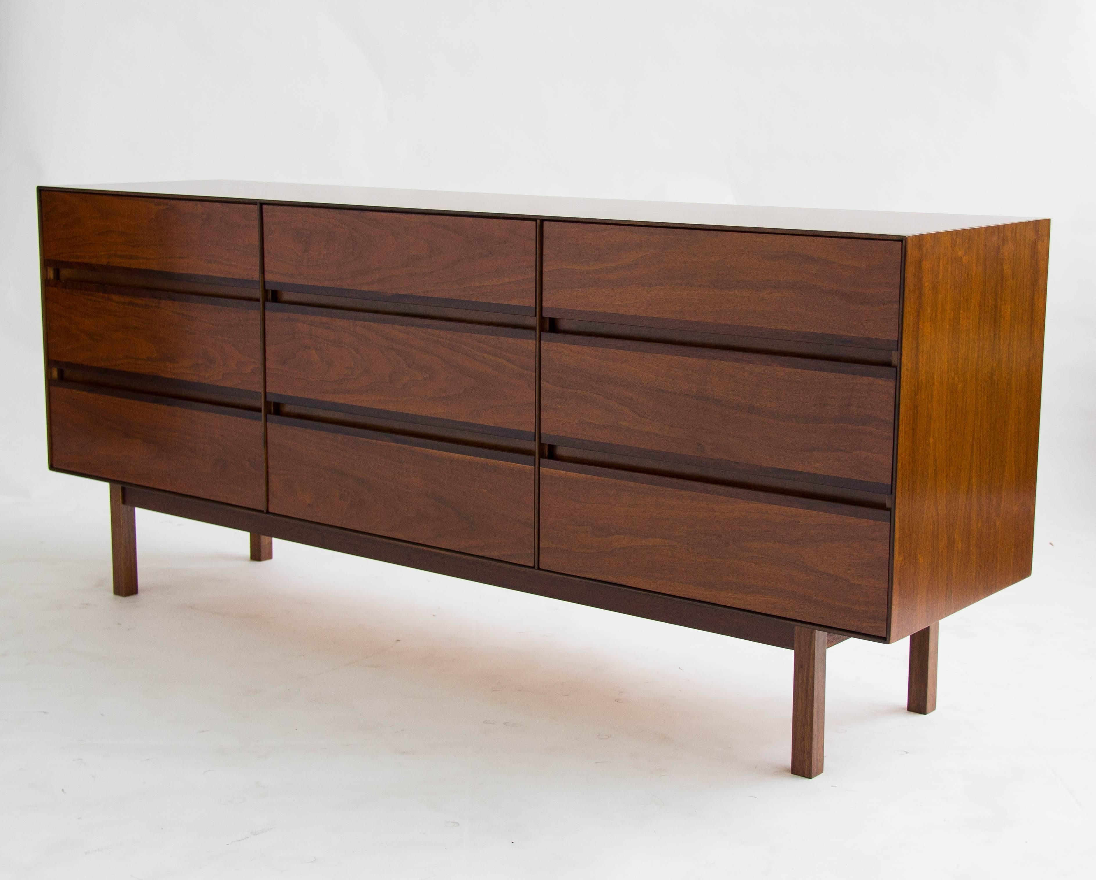 American Walnut and Rosewood Dresser by H. Paul Browning for Stanley Furniture Co