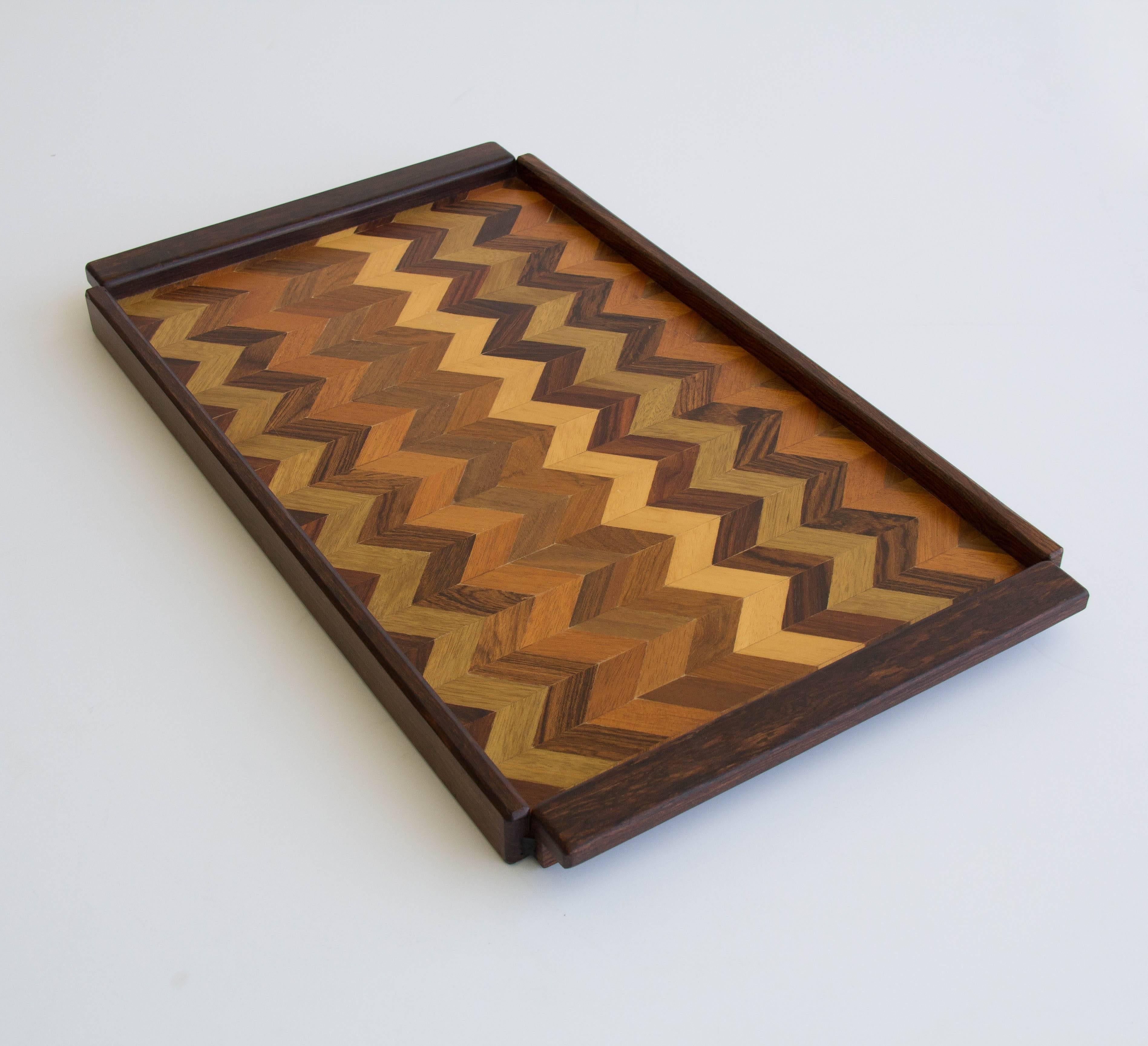 Mexican Don Shoemaker Rosewood Tray