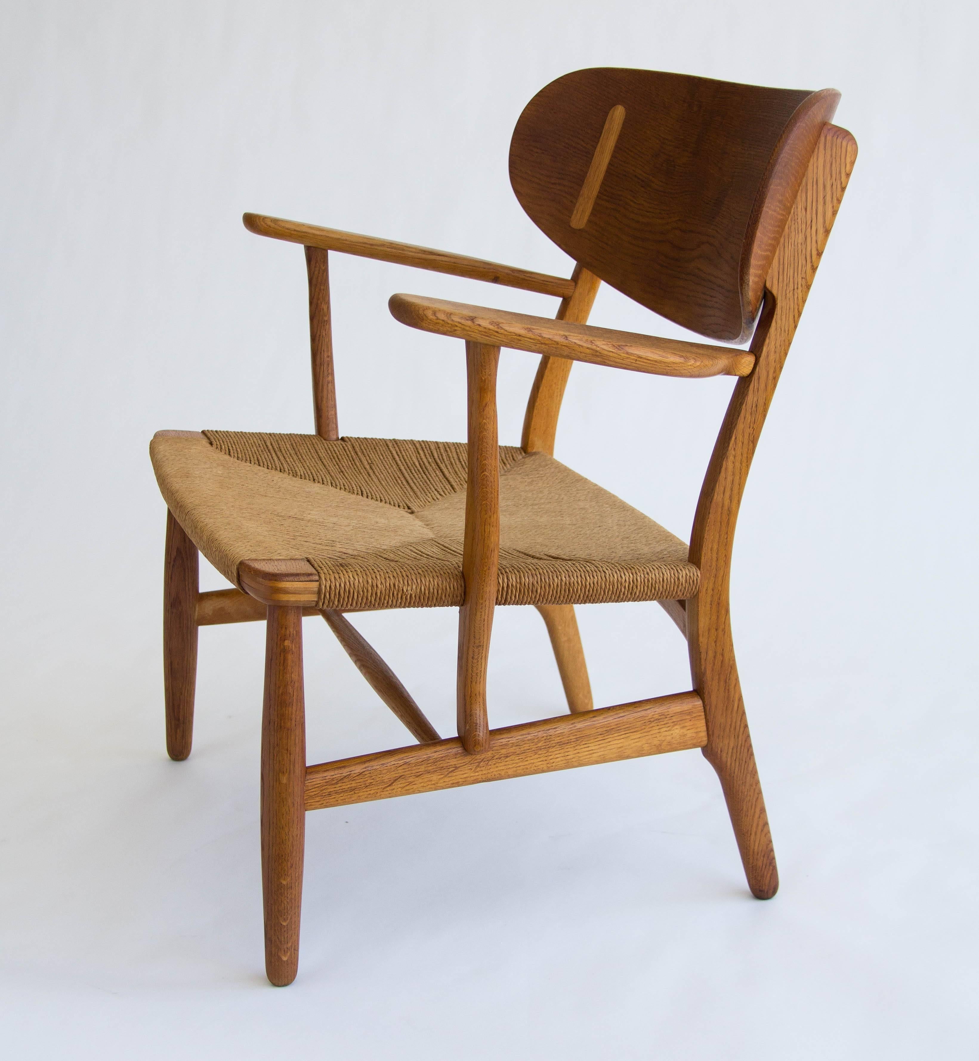 Mid-Century Modern Hans Wegner CH22 Lounge Chair for Carl Hansen & Søn