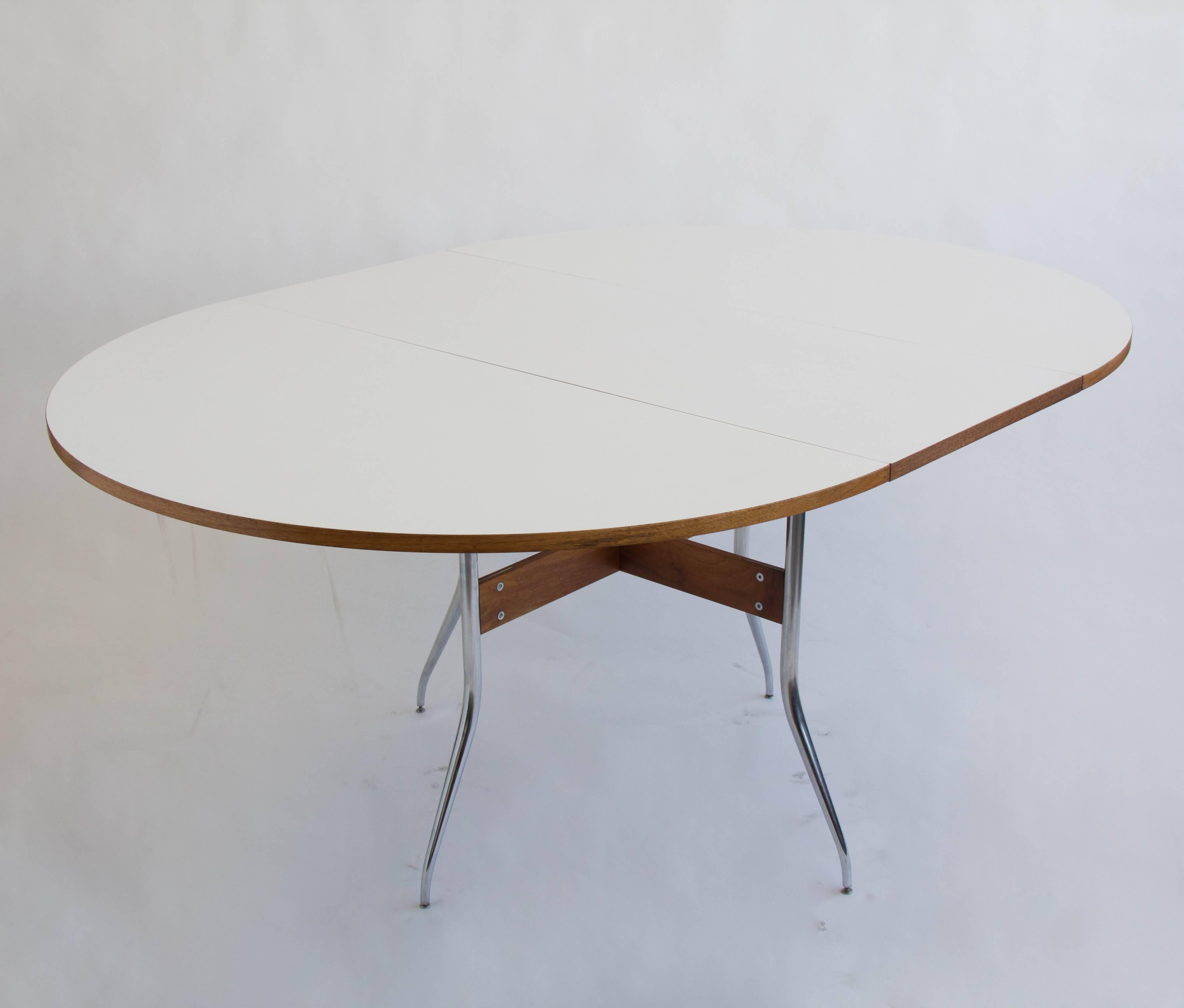 Original George Nelson for Herman Miller Swag Leg Extending Table In Excellent Condition In Los Angeles, CA