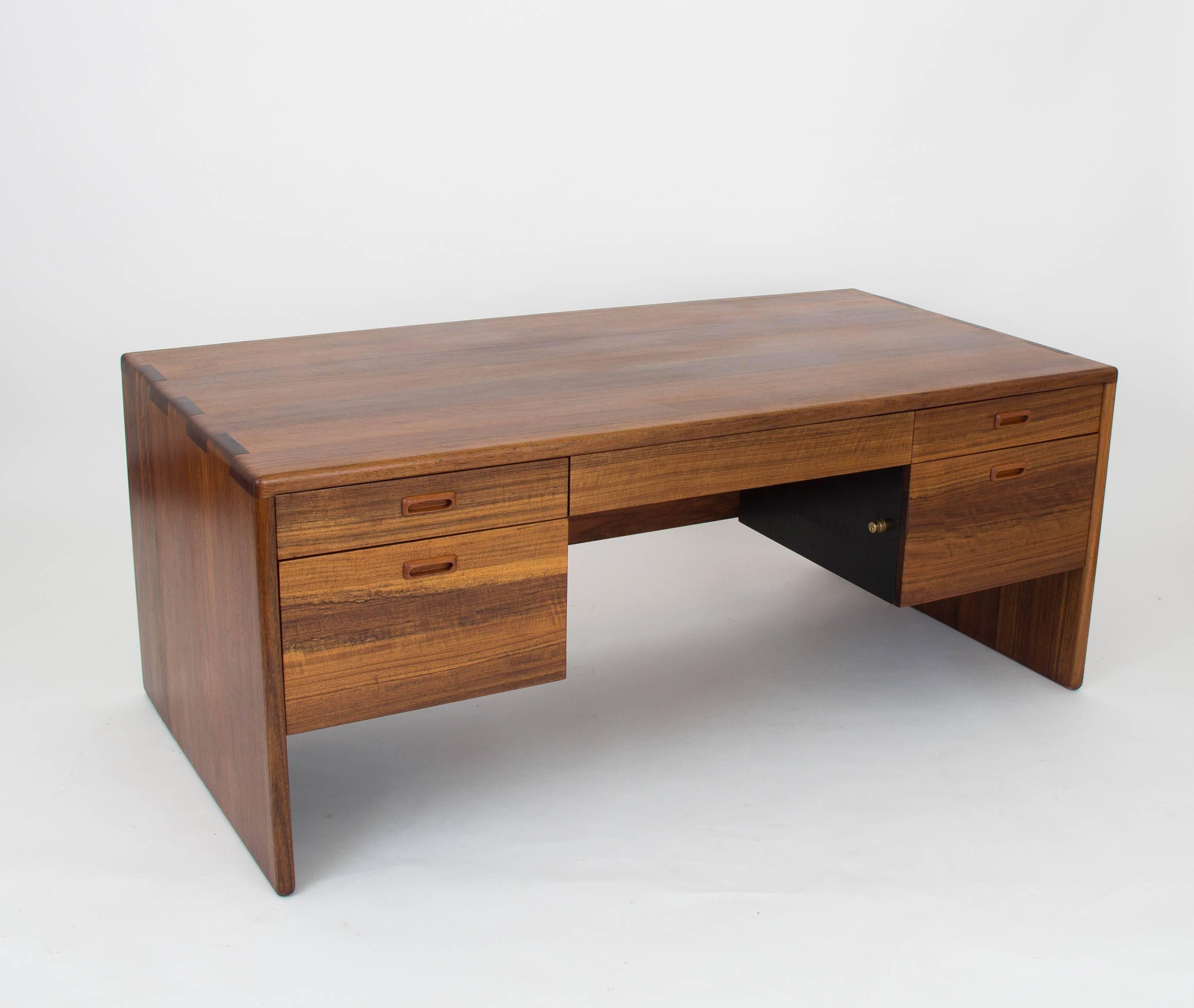 American Gerald McCabe California-Designed Executive Desk for Erin Furniture