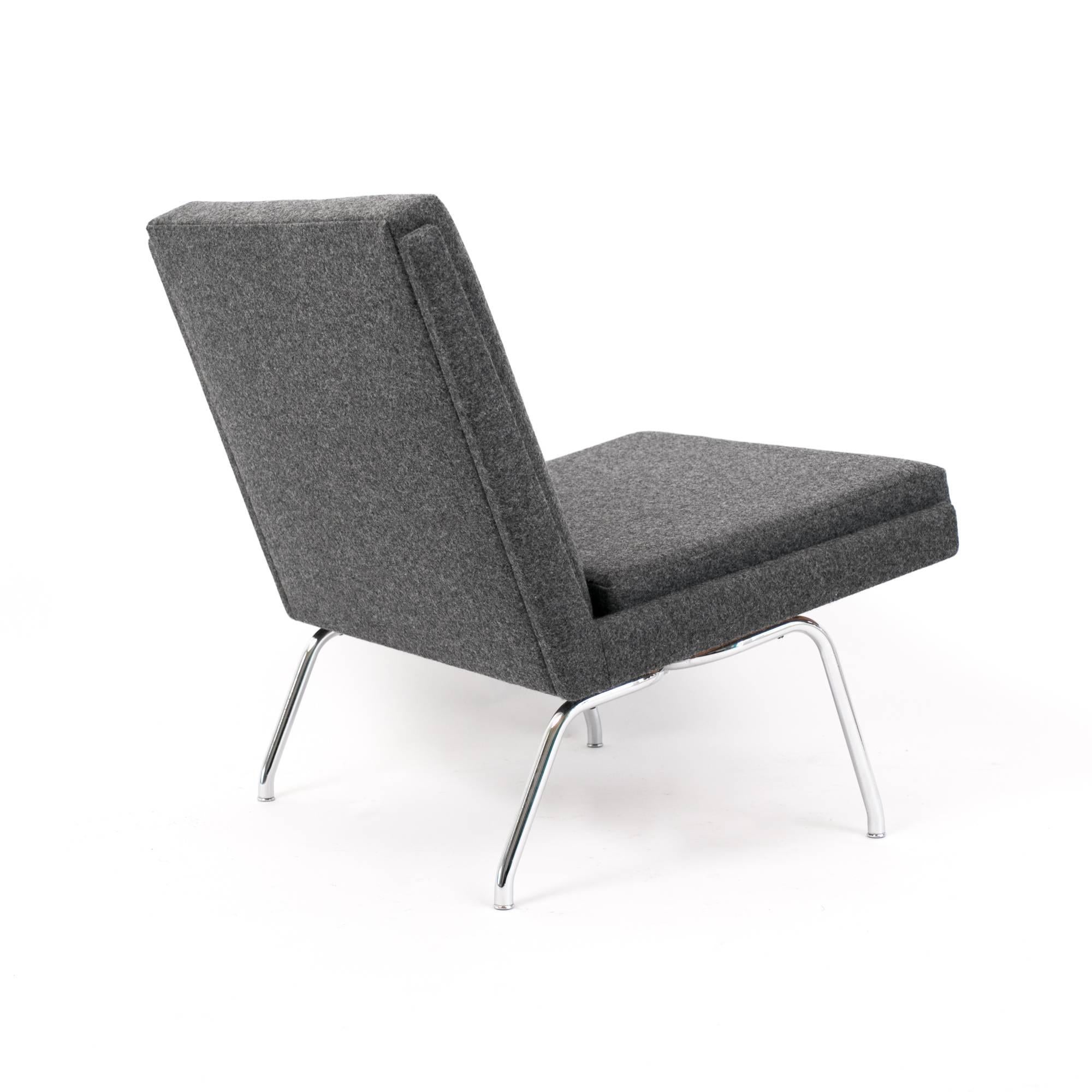 Scandinavian Modern Hans Wegner AP-43 Small Lounge Chair for AP Stolen