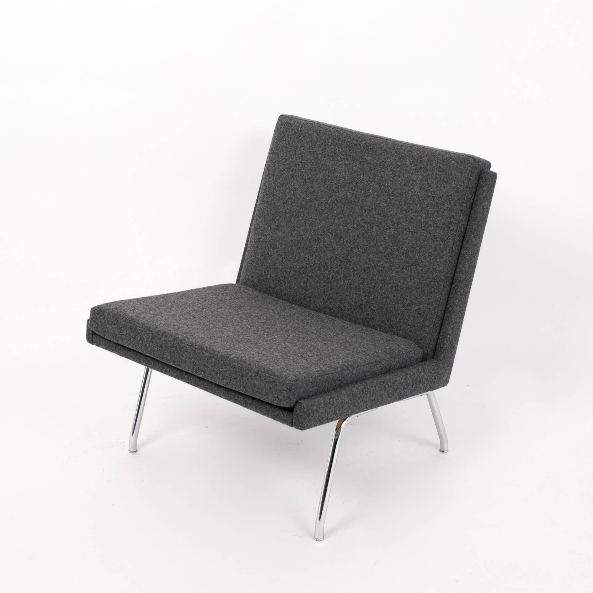 Chrome Hans Wegner AP-43 Small Lounge Chair for AP Stolen