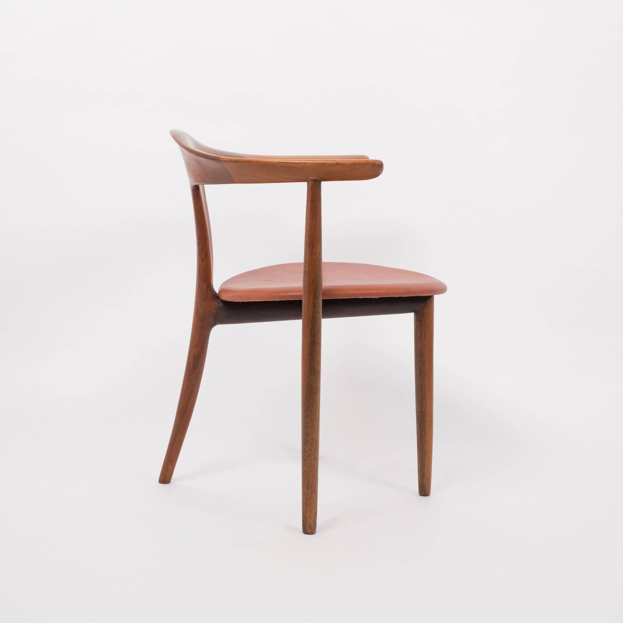 Scandinavian Modern Single Teak Accent Chair by Pelle Pedersen and Erik Andersen for Randers/Moreddi