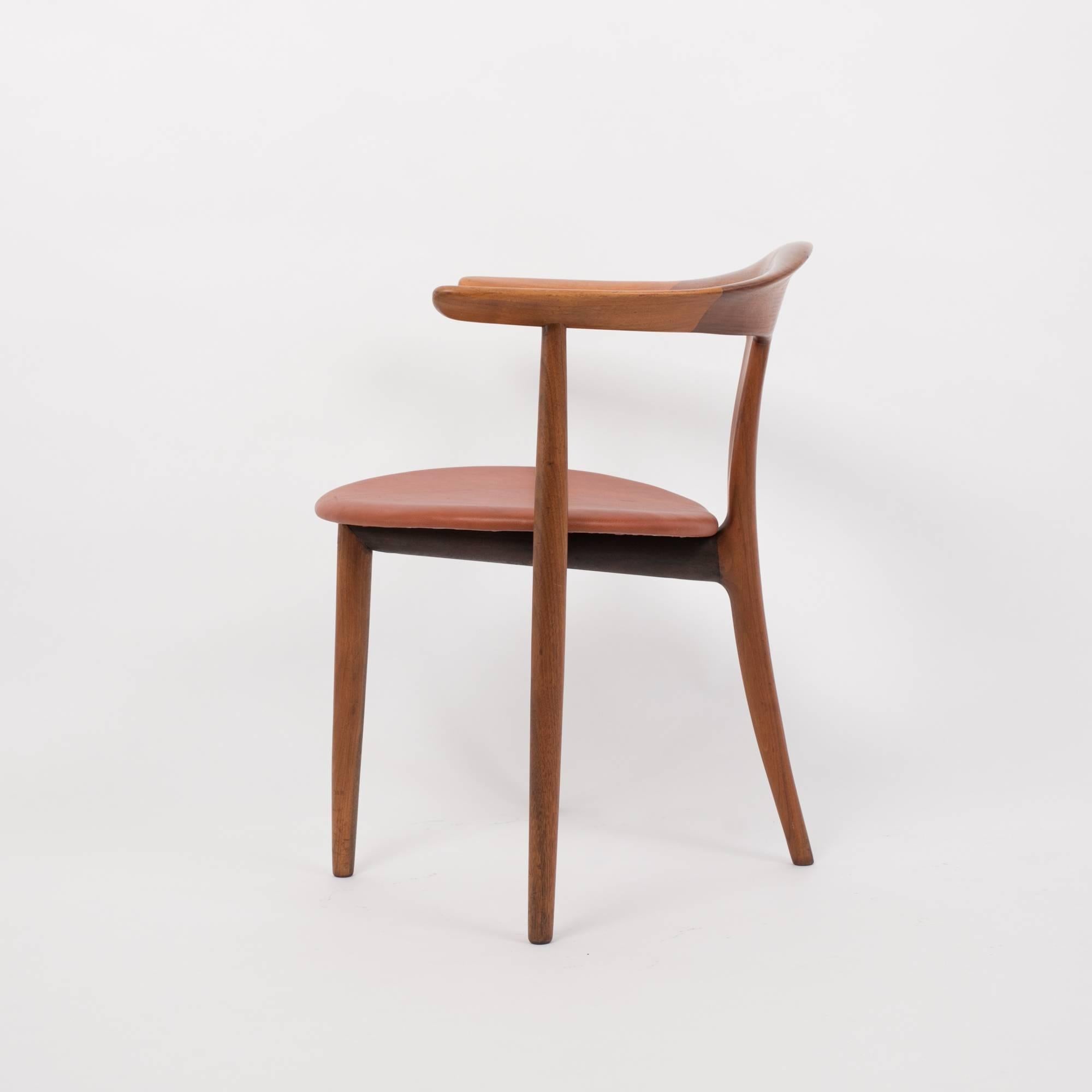 Mid-20th Century Single Teak Accent Chair by Pelle Pedersen and Erik Andersen for Randers/Moreddi