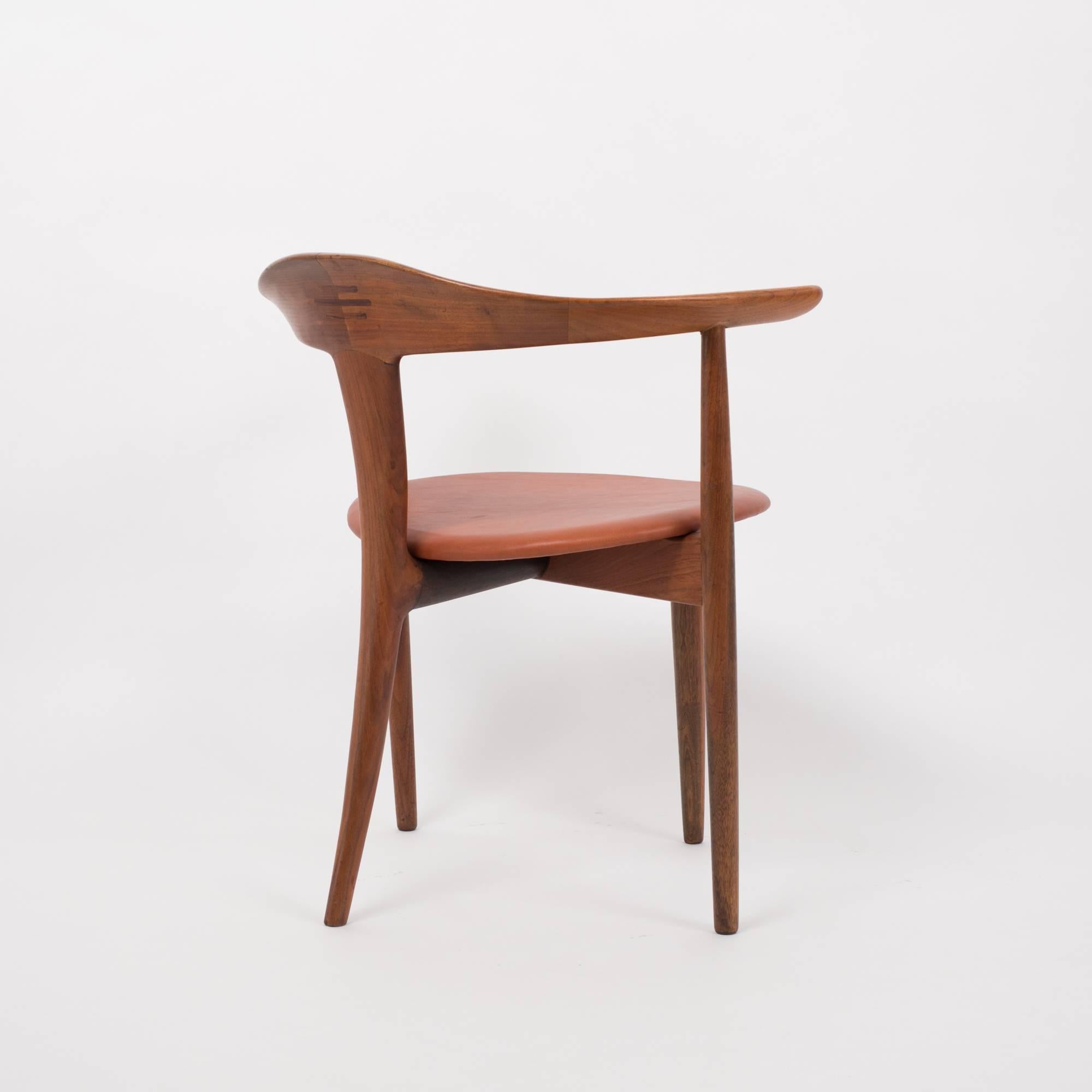 Danish Single Teak Accent Chair by Pelle Pedersen and Erik Andersen for Randers/Moreddi