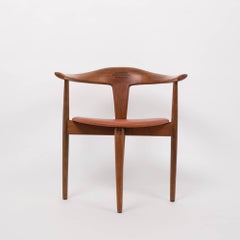 Chaise d'appoint simple en teck de Pelle Pedersen et Erik Andersen pour Randers/Moreddi