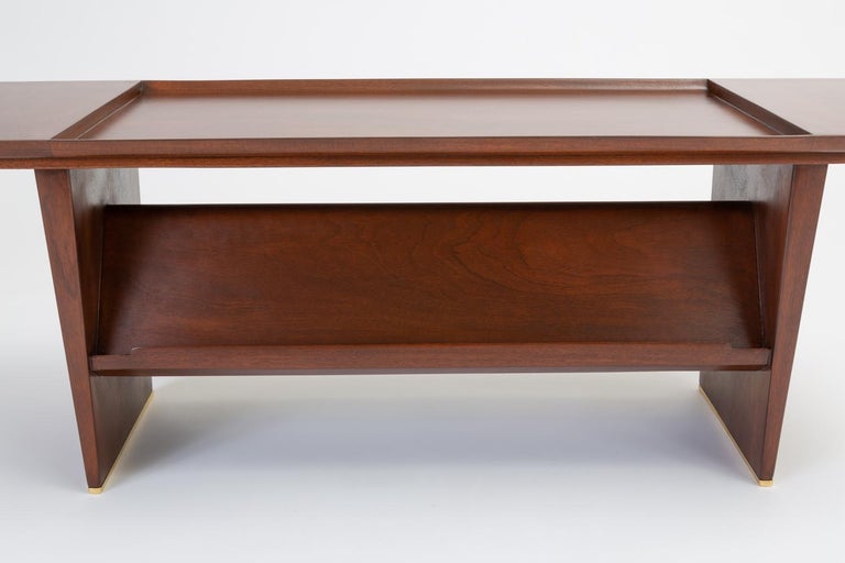 Coffee Table With Display Shelf By Edward Wormley For Dunbar Coffee Table With Display Shelf By Edward Wormley For Dunbar 5