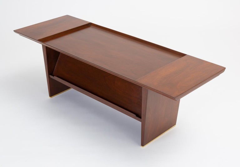 Coffee Table With Display Shelf By Edward Wormley For Dunbar Br Coffee Table With Display Shelf By Edward Wormley For Dunbar