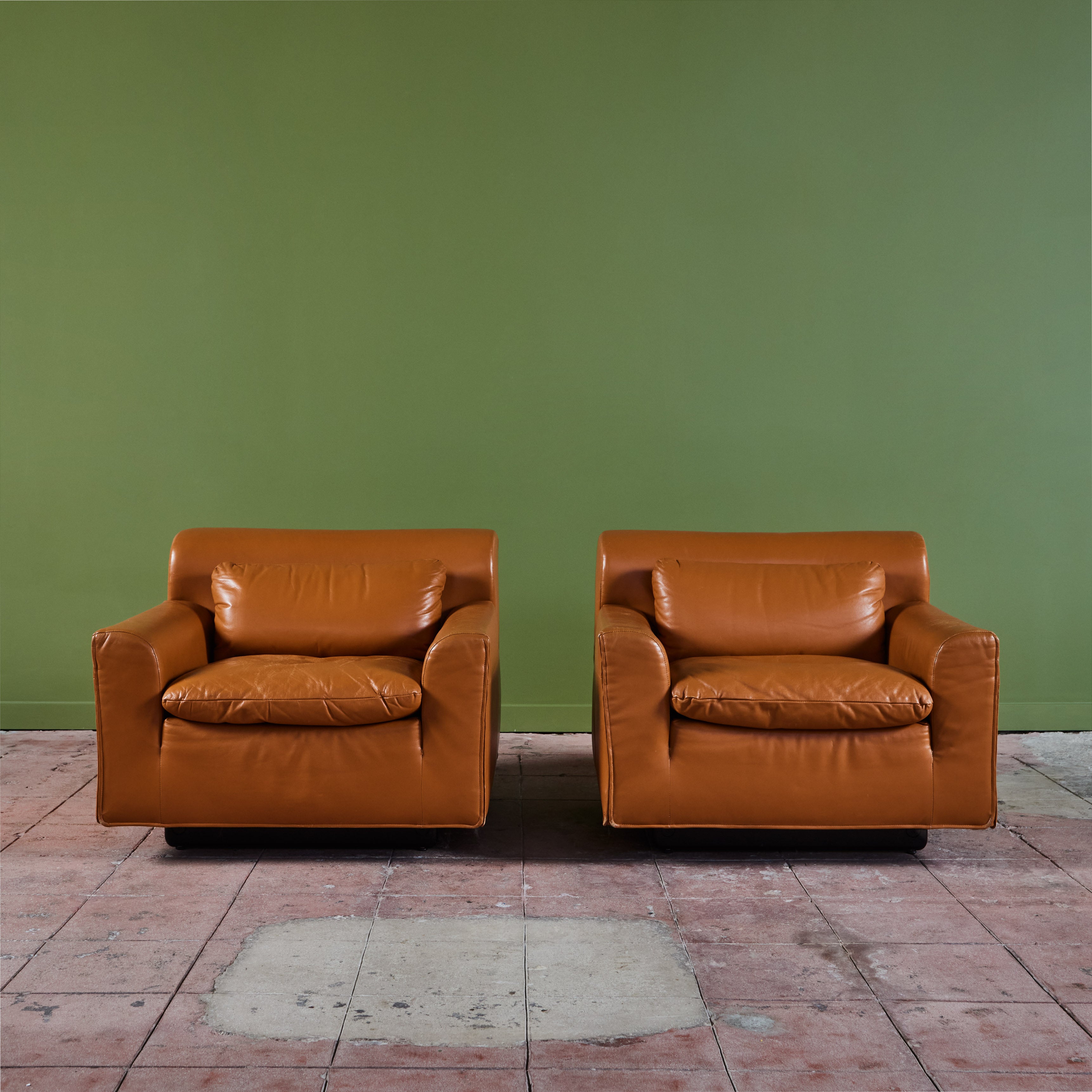 Pair of Otto Zapf Lounge Chairs for Knoll For Sale