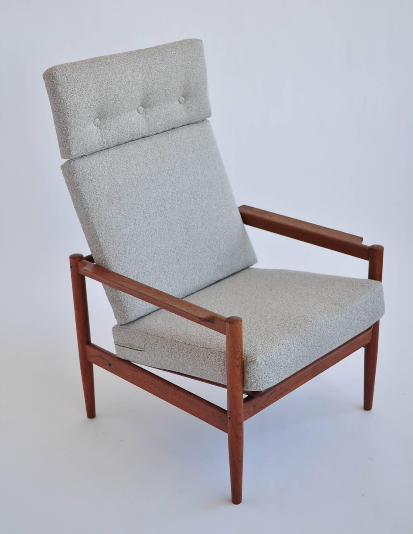 Oiled Teak Lounge Chair by Borge Jensen for Bernstorffsminde Møbelfabrik