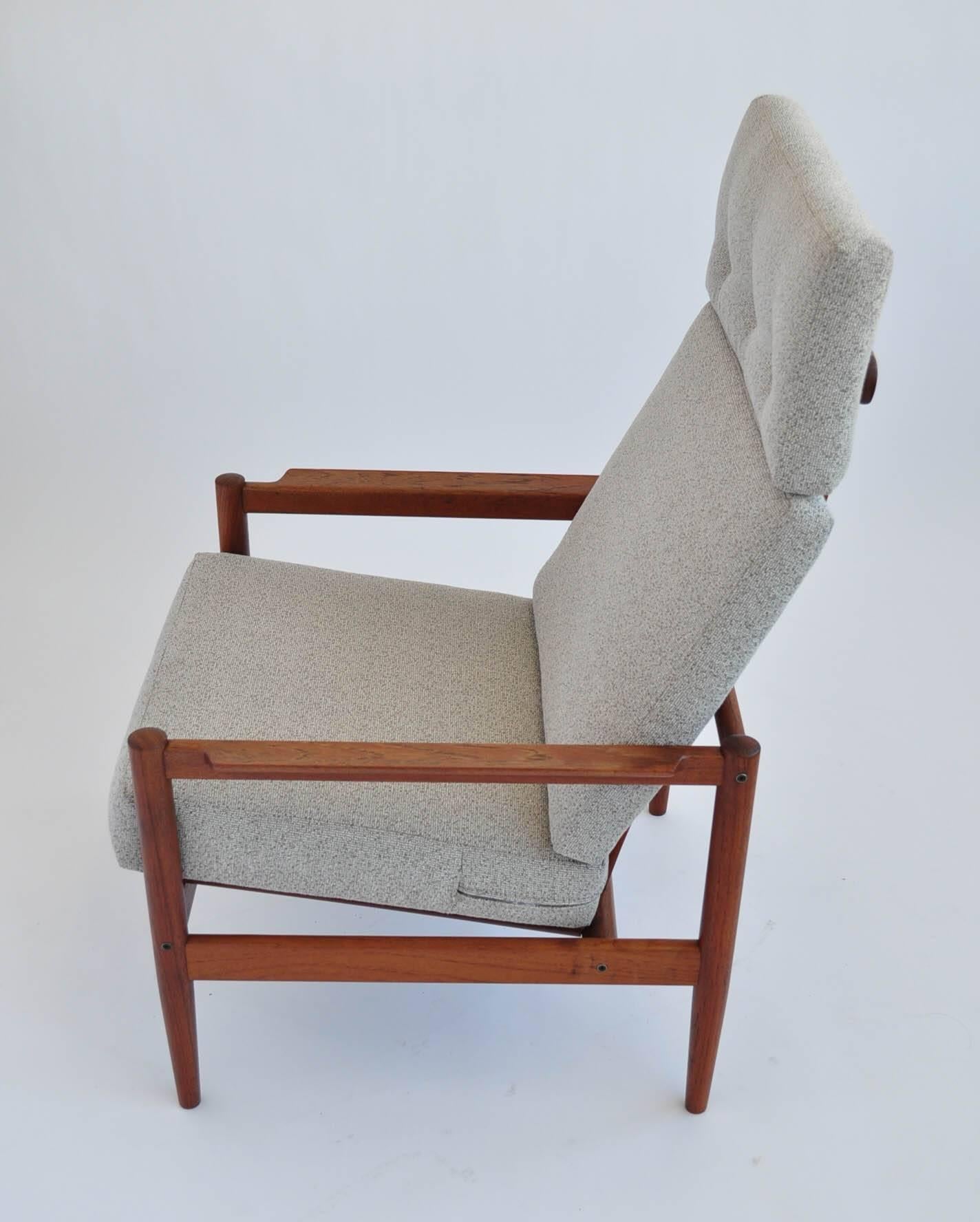 Danish Teak Lounge Chair by Borge Jensen for Bernstorffsminde Møbelfabrik