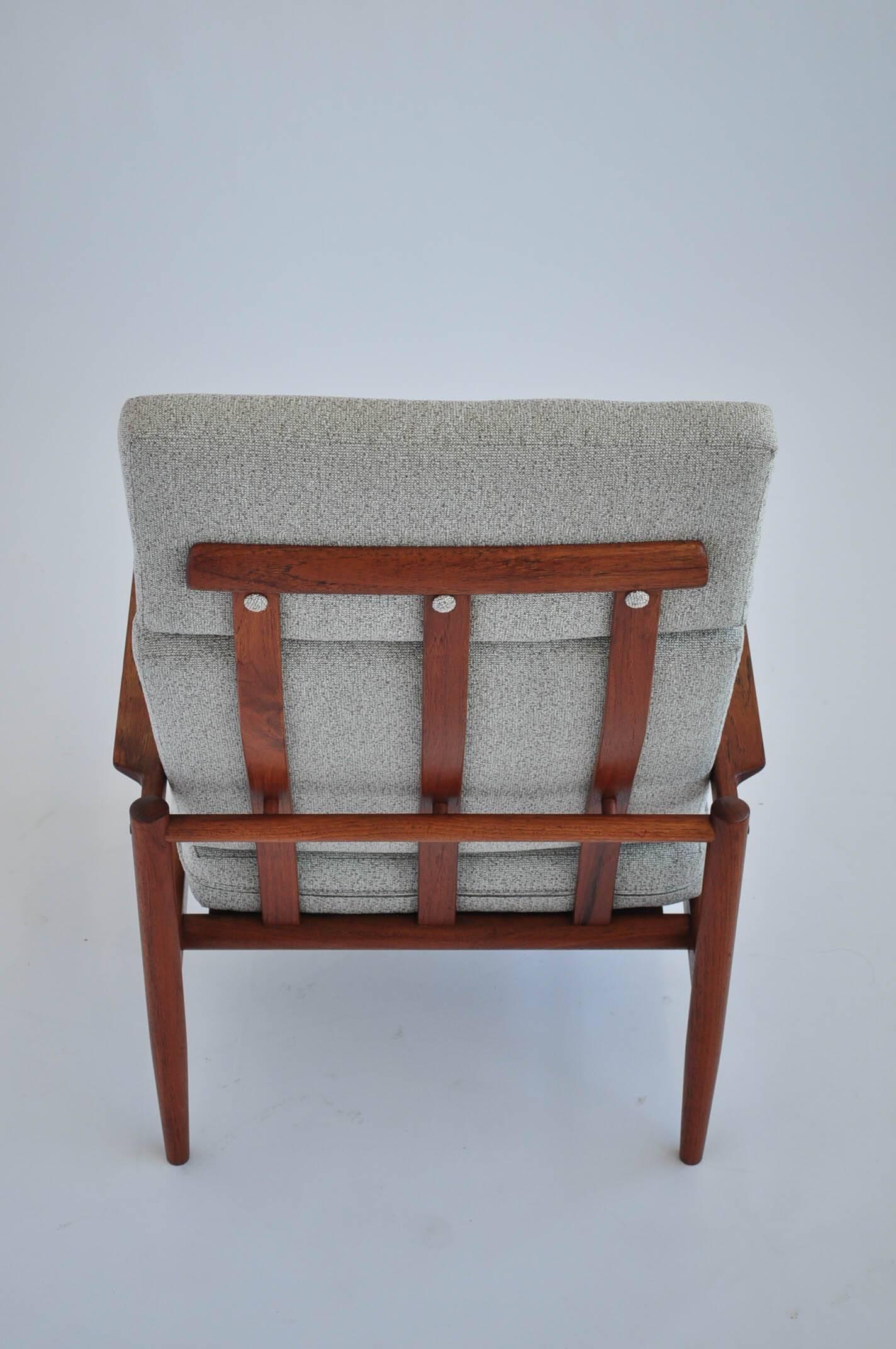 Mid-Century Modern Teak Lounge Chair by Borge Jensen for Bernstorffsminde Møbelfabrik
