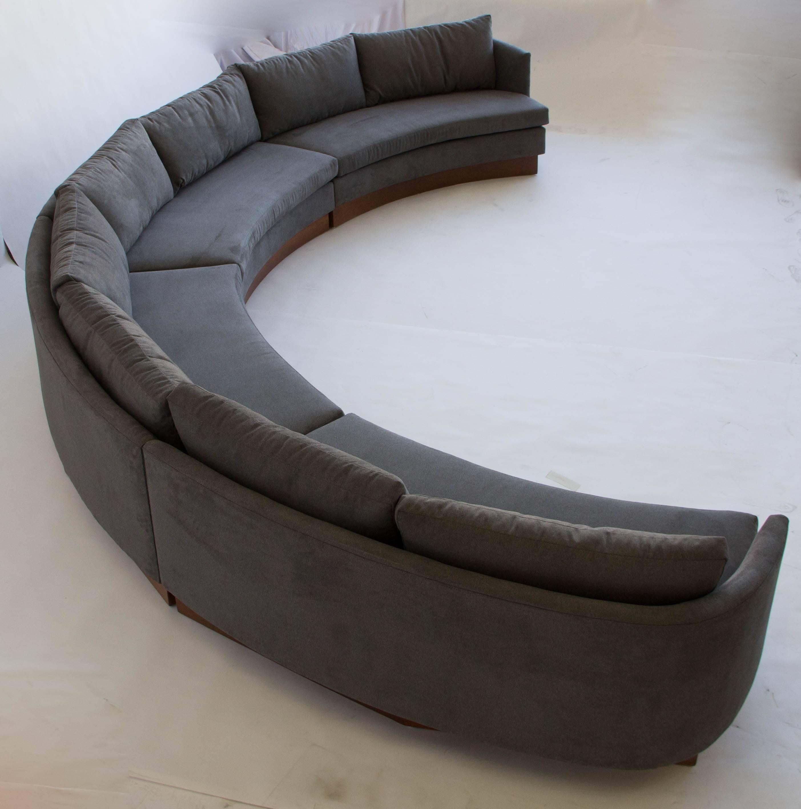 semi circle couch