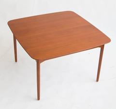 Danish Modern Teak Dining Table with Leaves