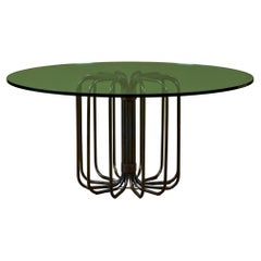 Kipp Stewart Bronze Tube Patio Dining Table for Terra