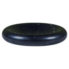Sergio Asti Style Honed Black Marble Vide Poche