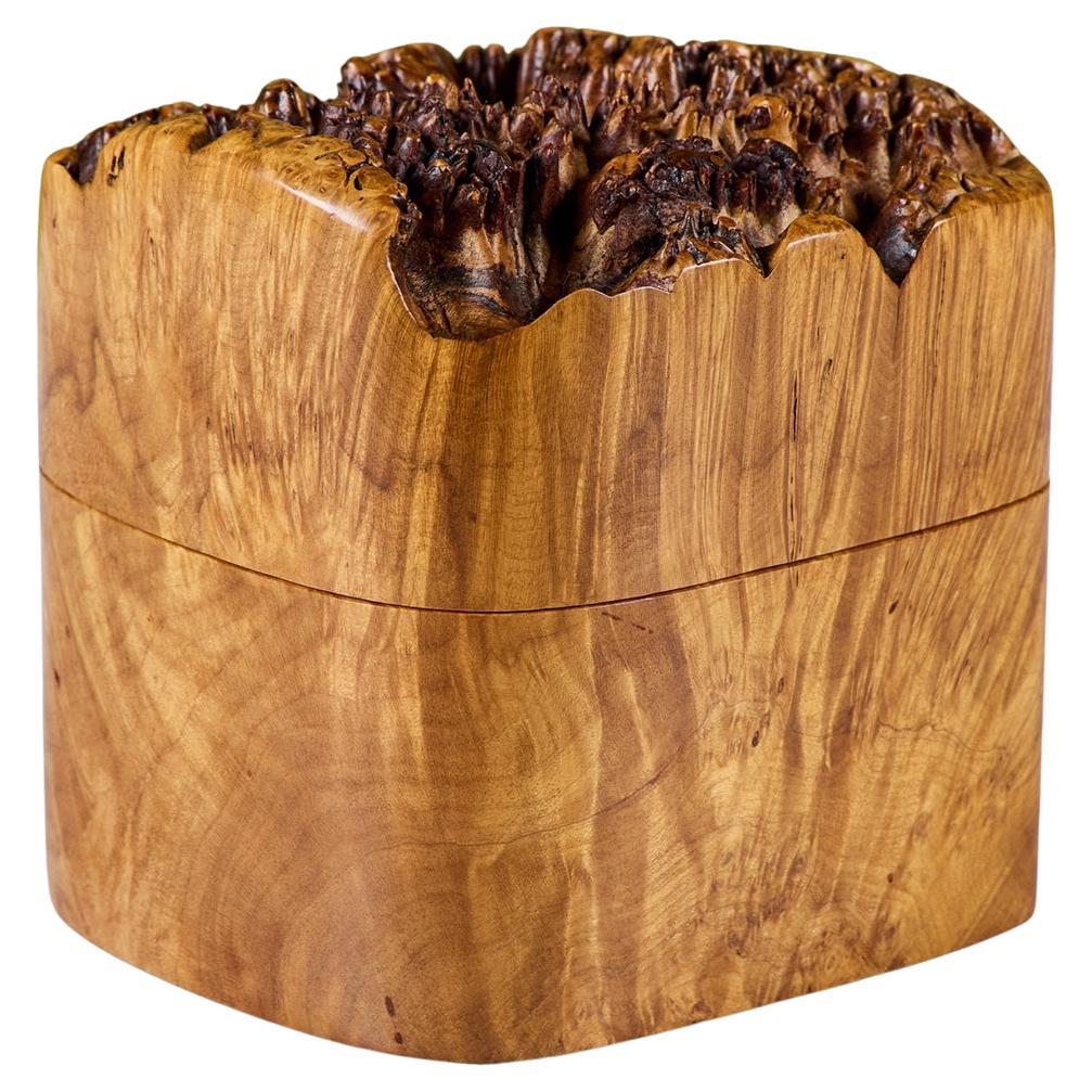 Doug Muscanell Caja de Madera de Arce Burl