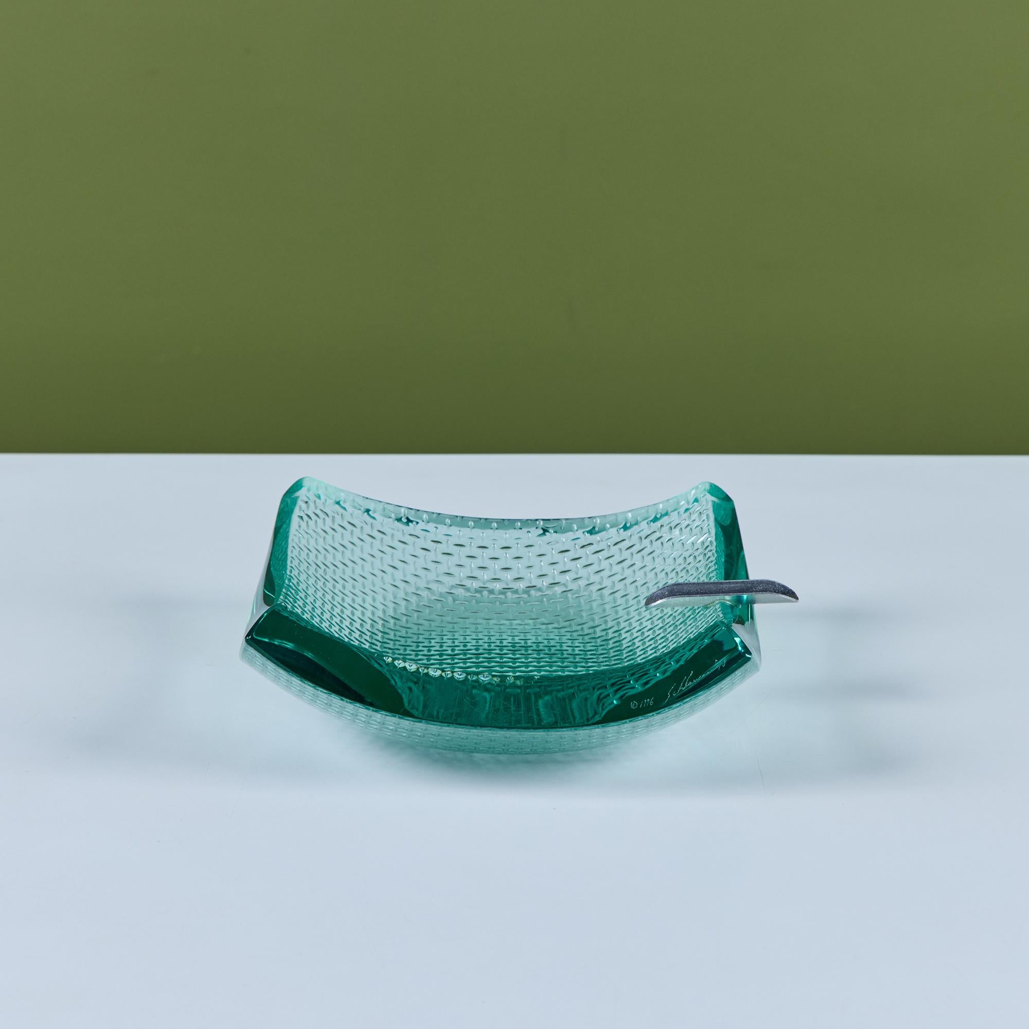 Stephen Schlanser Postmoderner Glasaschenbecher im Zustand „Gut“ im Angebot in Los Angeles, CA