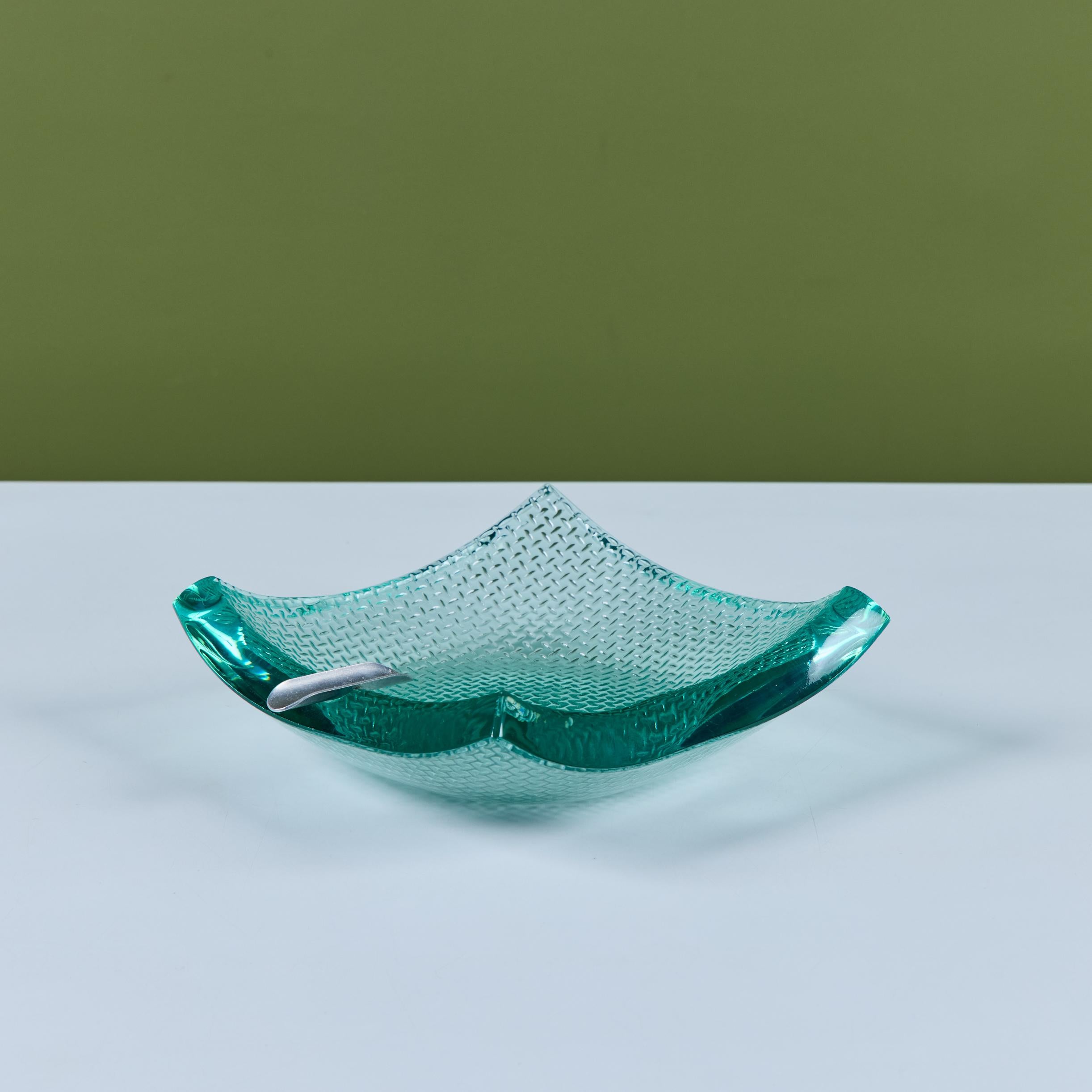 Stephen Schlanser Postmoderner Glasaschenbecher im Angebot 2