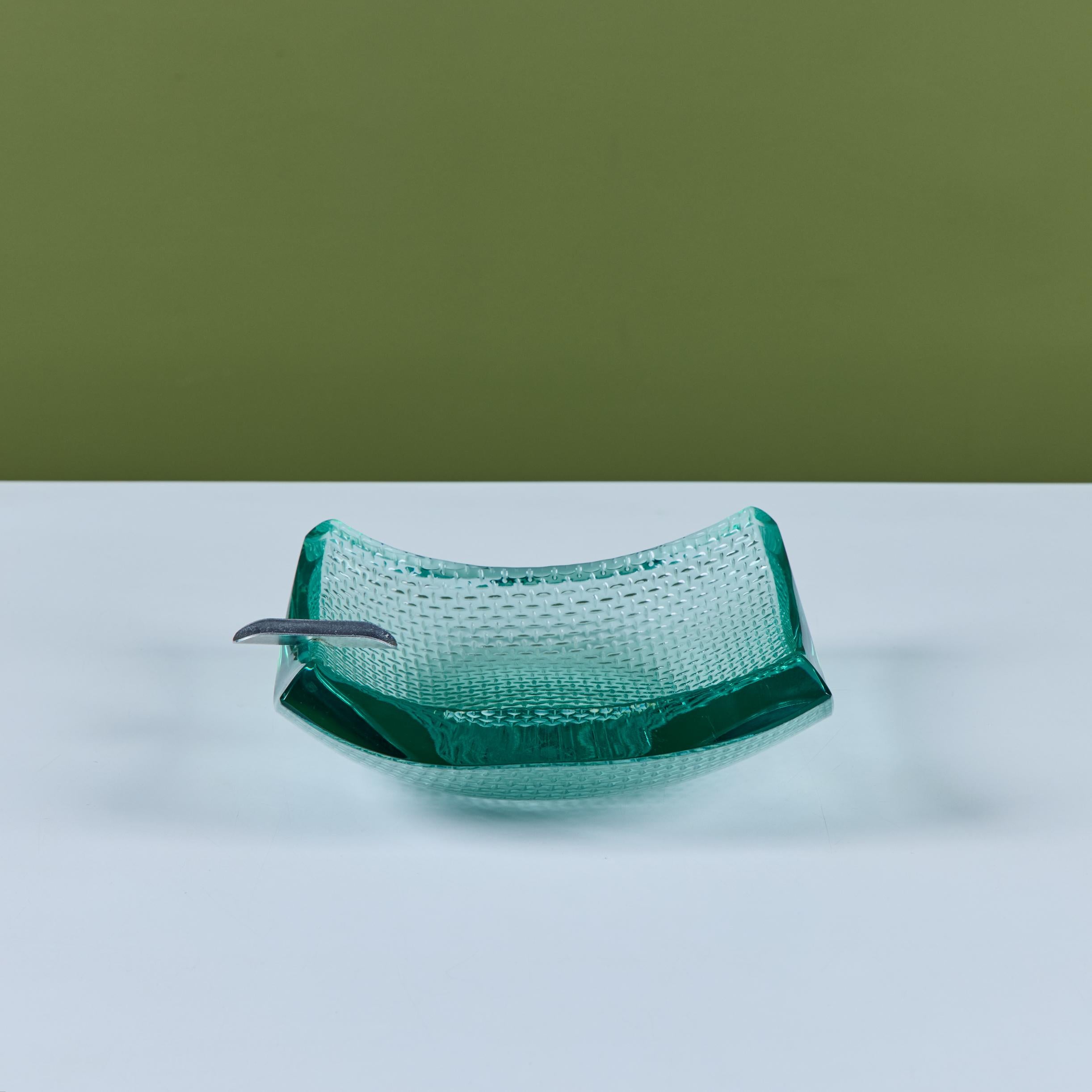 Stephen Schlanser Postmoderner Glasaschenbecher im Angebot 3