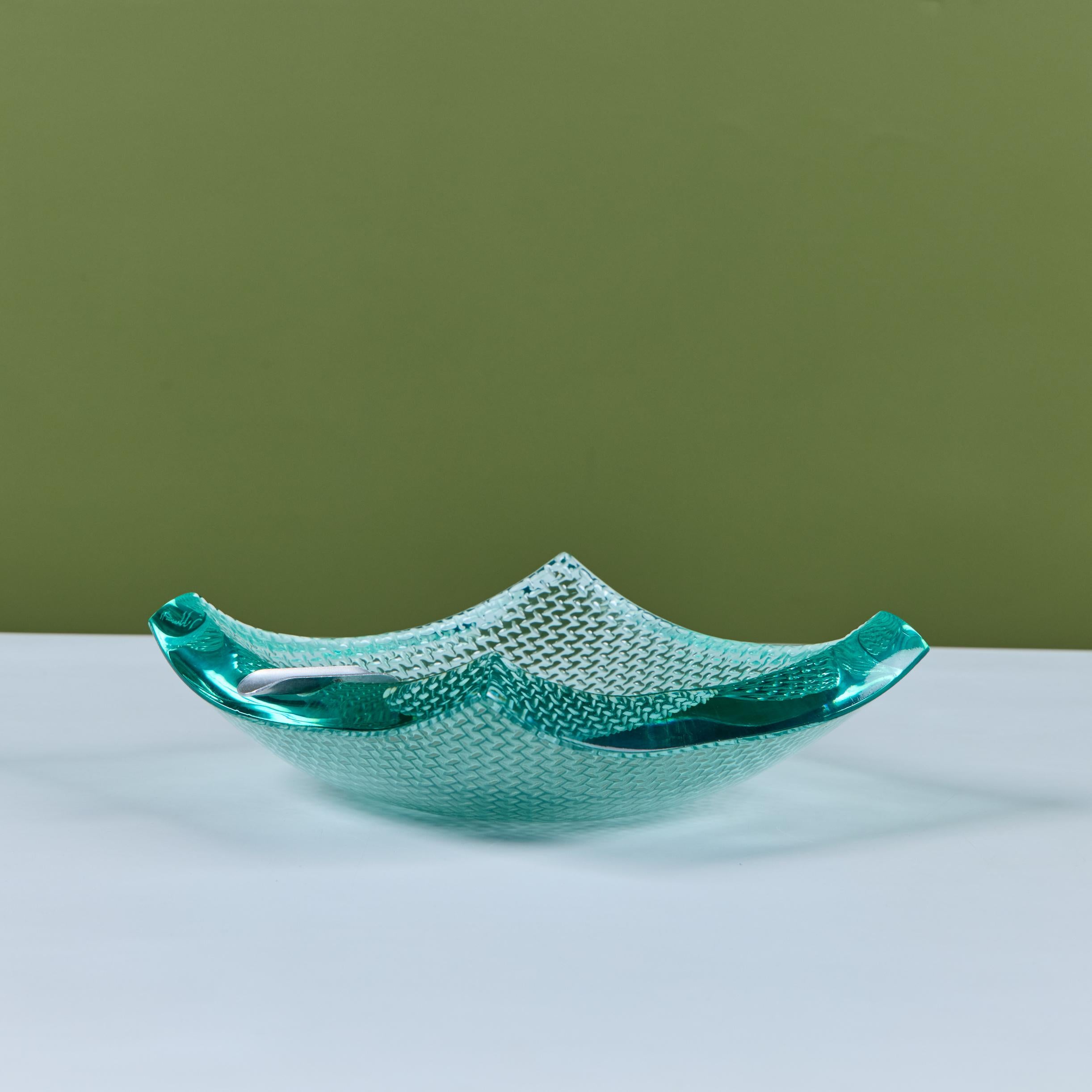 Stephen Schlanser Postmoderner Glasaschenbecher im Angebot 6