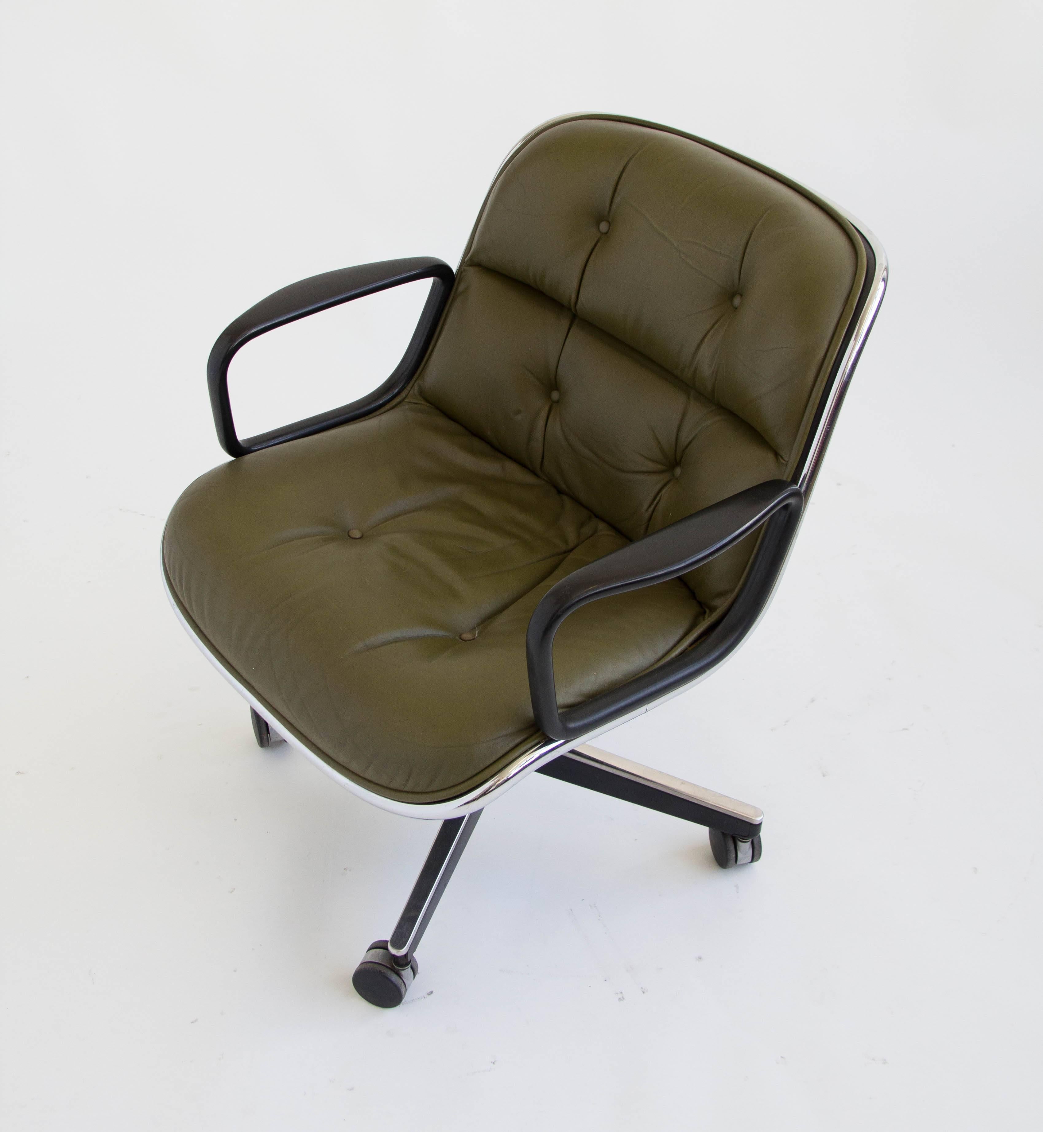 olive green desk chair