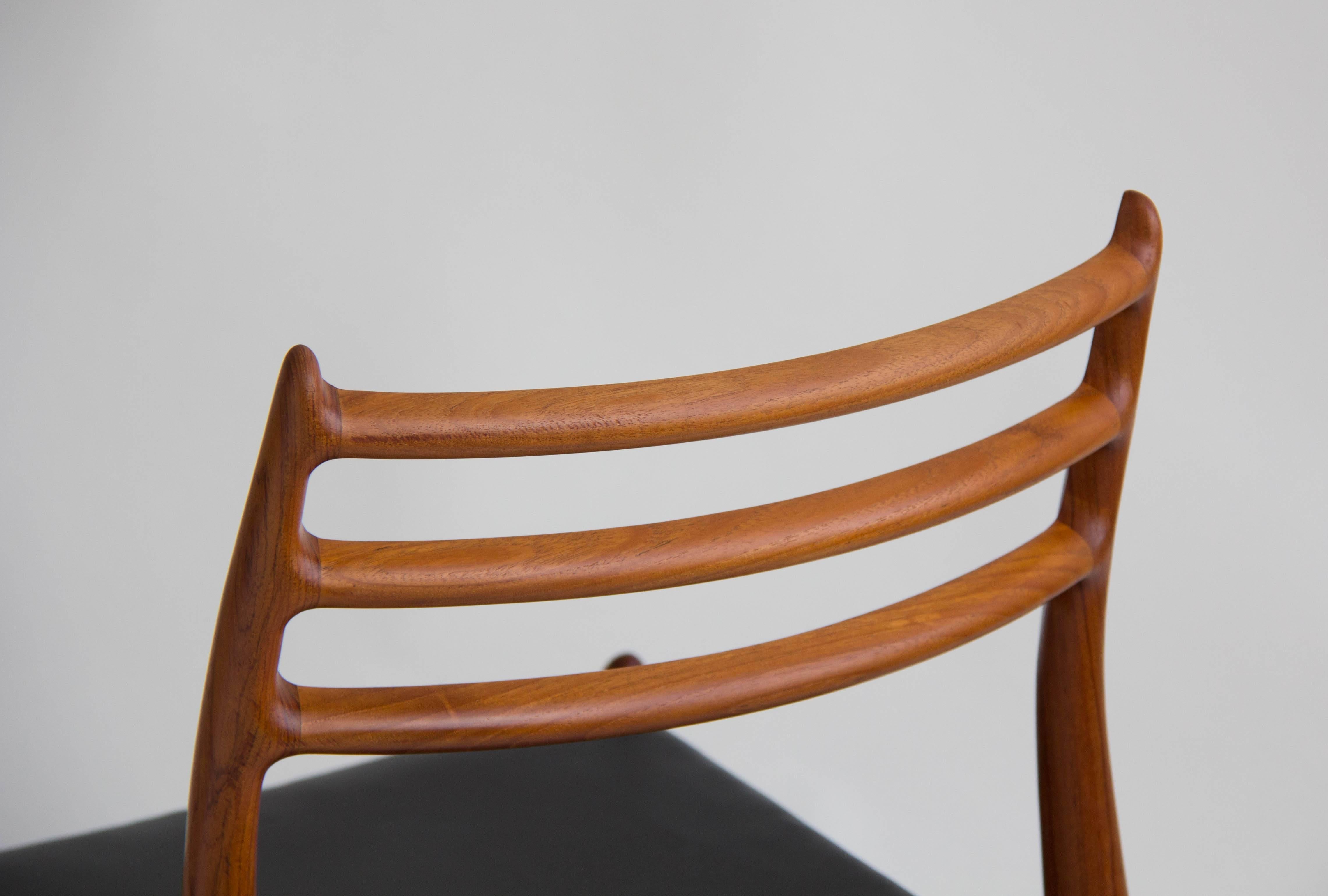 Set of Six No. 78 Dining Chairs by Niels Møller 1
