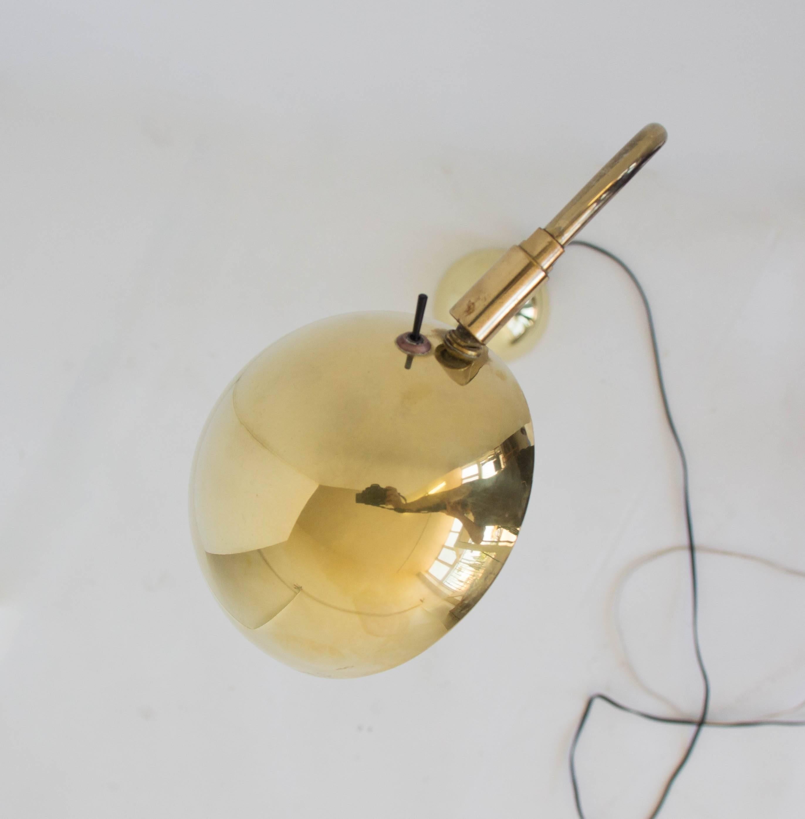 Modern Robert Sonneman for George Kovacs Brass Floor Lamp