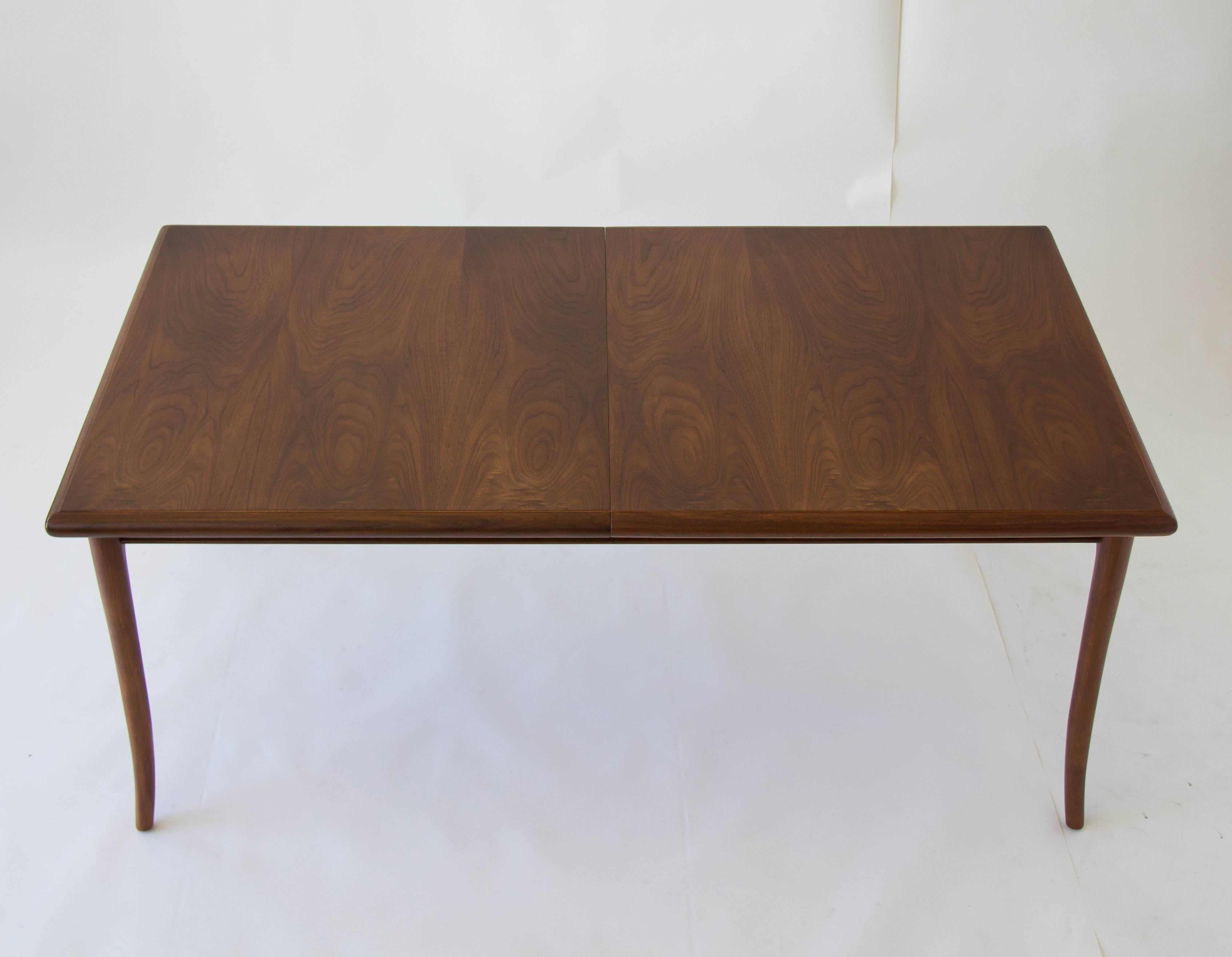 T. H. Robsjohn-Gibbings for Widdicomb Sabre-Leg Dining Table In Excellent Condition In Los Angeles, CA